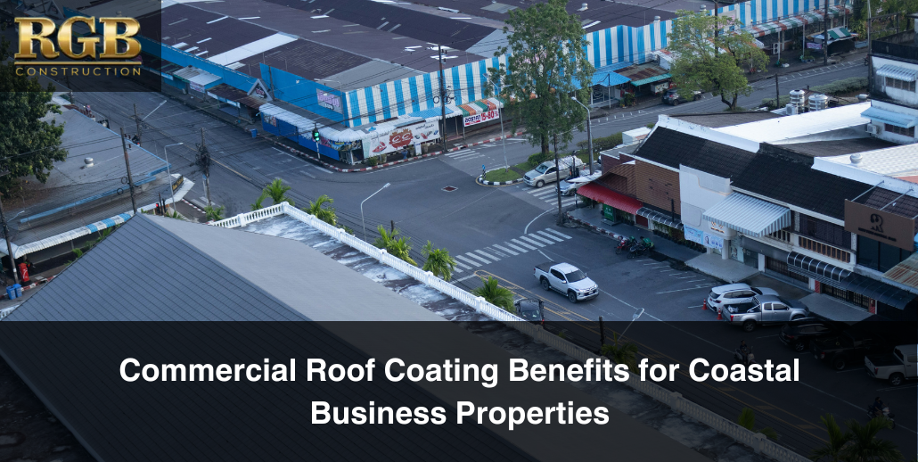 A bunch of commercial buildings that could benefit from roof coatings.